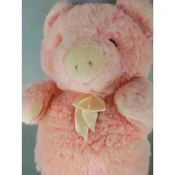 Vintage 1994 Geoffrey Toys R Us Pink Plush Piggy Pig Hand Puppet - Picture 3 of 9